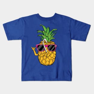 pineapple bro Kids T-Shirt